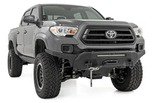 Load image into Gallery viewer, Rough Country Front Bumper | High Clearance | Hybrid | 20" Blk DRL LED | Toyota Tacoma (16-23) 10725 - Installation View