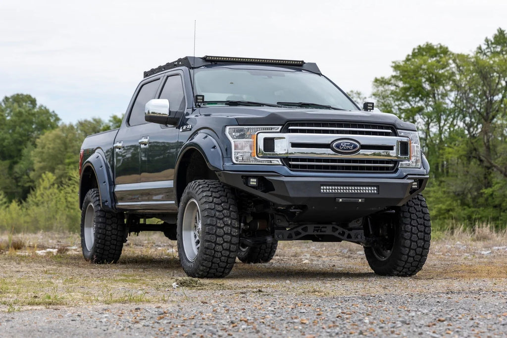Rough Country Front Bumper | High Clearance | Skid Plate | Ford F-150 2WD/4WD (2018-2020) 10756A - Additional View 5
