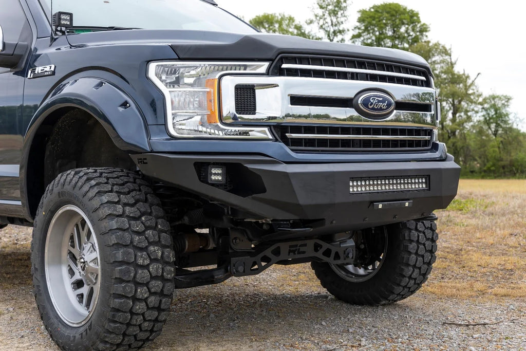 Rough Country Front Bumper | High Clearance | Skid Plate | Ford F-150 2WD/4WD (2018-2020) 10756A - Additional View 6