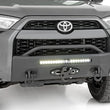Load image into Gallery viewer, Rough Country Front Bumper | Hybrid | 20" Blk LED | Amber | Toyota 4Runner 2WD/4WD (14-24) - Side View