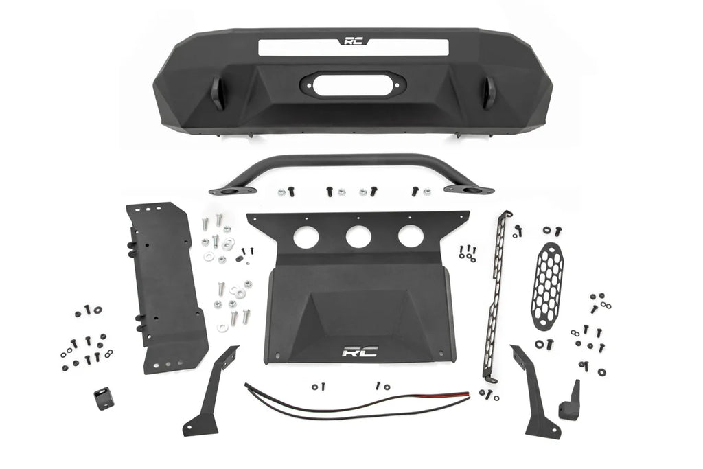 Rough Country Front Bumper | Hybrid | Toyota Tacoma 2WD/4WD (2016-2023) 10712 - Installation View
