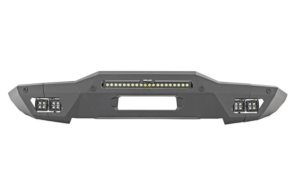 Rough Country Front Bumper | Modular | Full Wings | DRL | Ford Bronco 4WD (2021-2024) 51074 - Main Product View