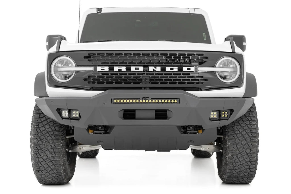 Rough Country Front Bumper | Modular | Full Wings | DRL | Ford Bronco 4WD (2021-2024) 51074 - Side View