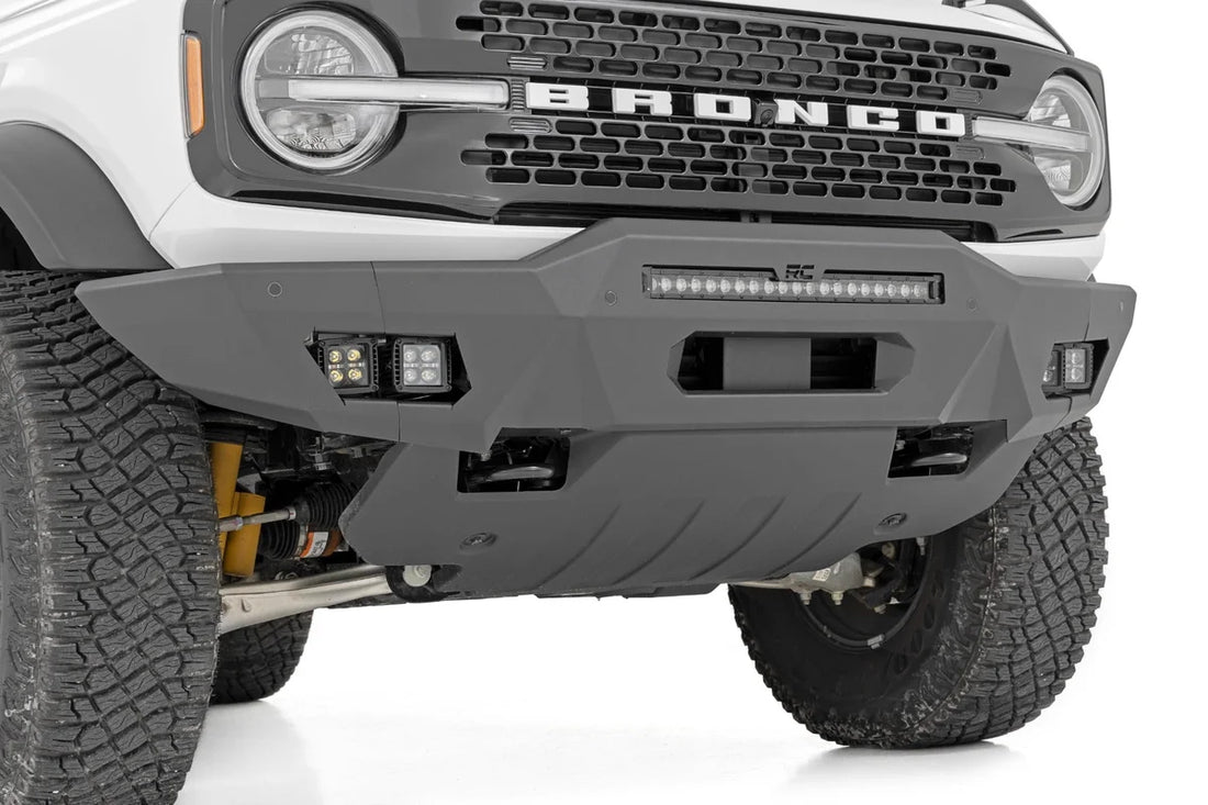 Rough Country Front Bumper | Modular | Full Wings | Flood | Fog | Ford Bronco 4WD (21-24) 51076 - Additional View 5