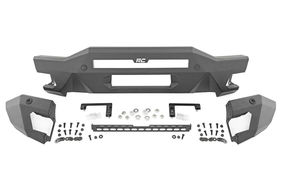 Rough Country Front Bumper | Modular | Full Wings | Flood | Fog | Ford Bronco 4WD (21-24) 51076 - Additional View 6