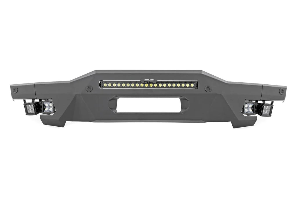 Rough Country Front Bumper | Modular | Stubby Wings | DRL | Ford Bronco 4WD (2021-2024) 51078 - Front View