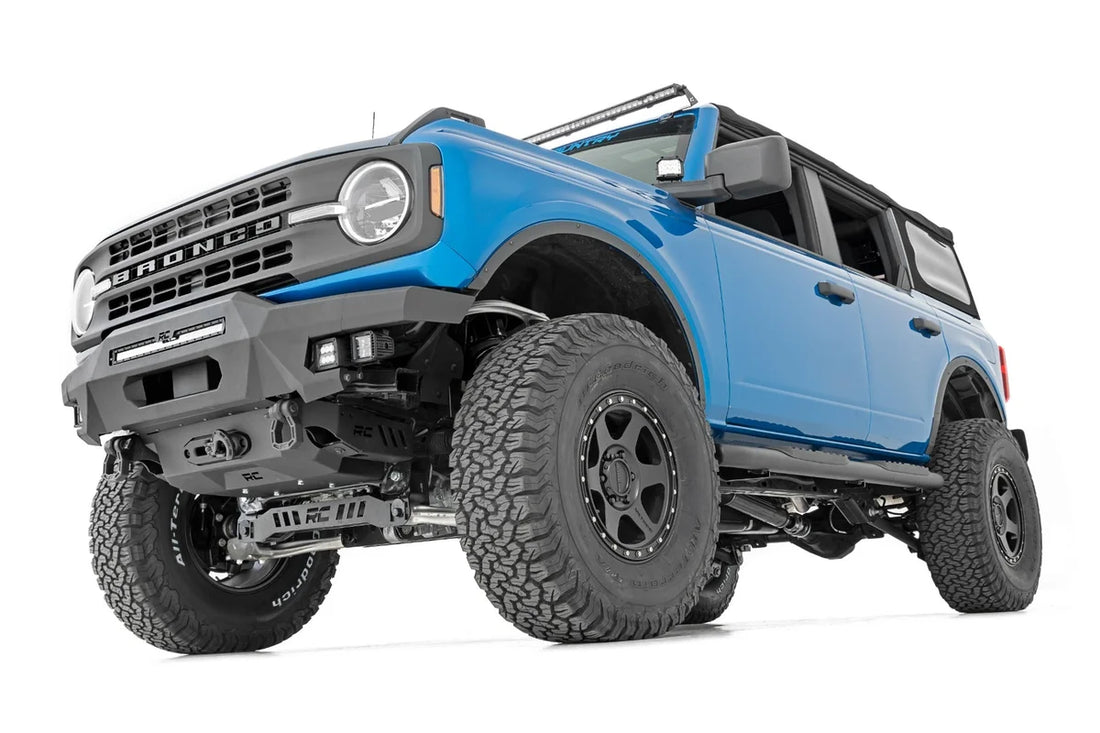 Rough Country Front Bumper | Modular | Stubby Wings | Flood | Fog | Ford Bronco 4WD (21-24) 51084 - Additional View 5