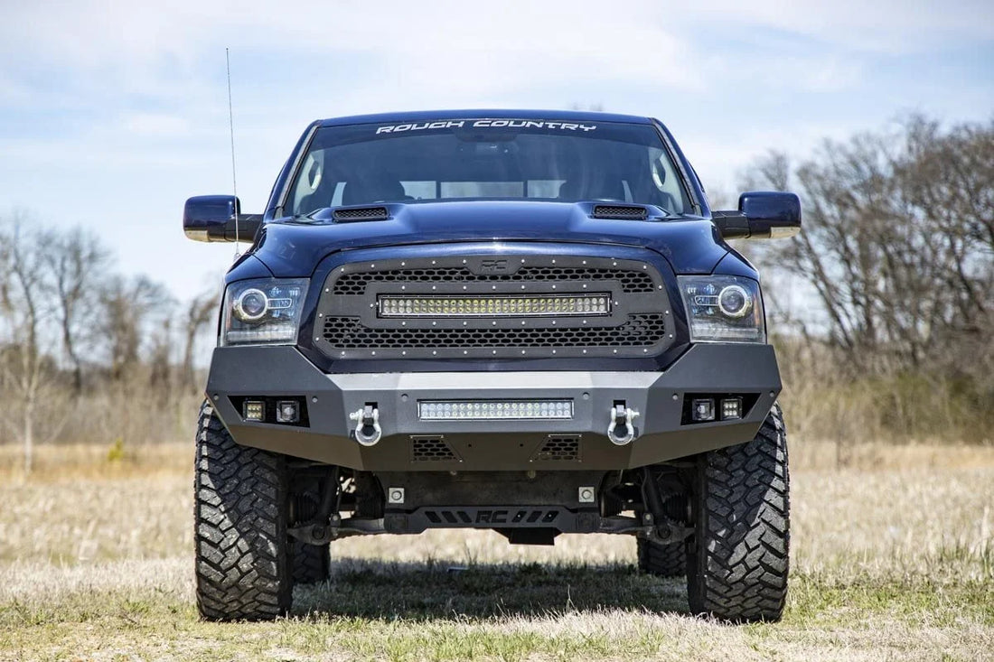 Rough Country Front Bumper | Ram 1500 2WD/4WD (2013-2018 & Classic) 10774 - Installation View