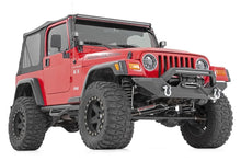 Load image into Gallery viewer, Rough Country Front Bumper | Rock Crawler | Jeep Wrangler TJ (97-06)/Wrangler Unlimited (04-06) 10595 - Back View