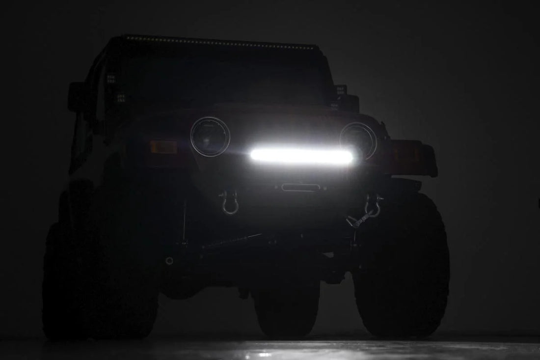 Rough Country Front Bumper | Rock Crawler | Jeep Wrangler TJ (97-06)/Wrangler Unlimited (04-06) 10595 - Additional View 6