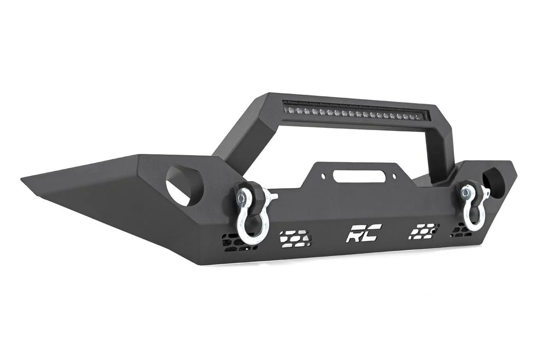 Rough Country Front Bumper | Sport | OE Fog | Jeep Gladiator JT/Wrangler JK & JL/Wrangler Unlimited 4WD 10596 - Additional...