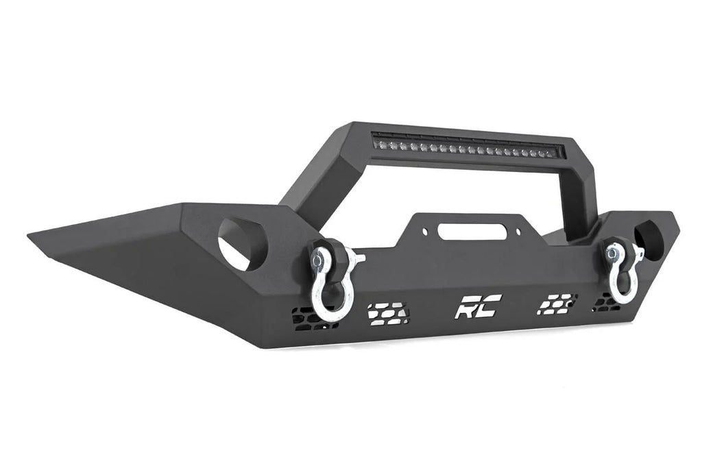 Rough Country Front Bumper | Sport | OE Fog | Jeep Gladiator JT/Wrangler JK & JL/Wrangler Unlimited 4WD 10596 - Additional...