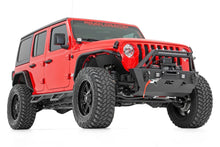 Load image into Gallery viewer, Rough Country Front Bumper | Stubby | Trail | Jeep Gladiator JT/Wrangler JK &amp; JL/Wrangler Unlimited 10597A - Side View