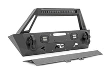 Load image into Gallery viewer, Rough Country Front Bumper | Stubby | Trail | Jeep Gladiator JT/Wrangler JK &amp; JL/Wrangler Unlimited 10597A - Front View