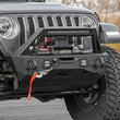 Load image into Gallery viewer, Rough Country Front Bumper | Stubby | Trail | Jeep Gladiator JT/Wrangler JK &amp; JL/Wrangler Unlimited 10597A - Additional Vi...