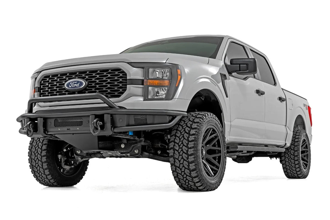 Rough Country Front Bumper | Tubular | Ford F-150 2WD/4WD (2021-2023) 51216 - Installation View
