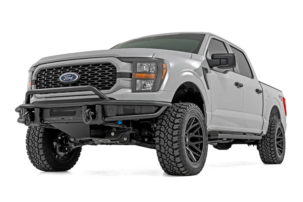 Rough Country Front Bumper | Tubular | Ford F-150 2WD/4WD (2021-2023) 51216 - Installation View