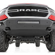 Load image into Gallery viewer, Rough Country Front Bumper w/Skid Plate &amp; Tow Hooks | Ram 1500 2WD/4WD (2019-2024) 10808ATH - Installation View
