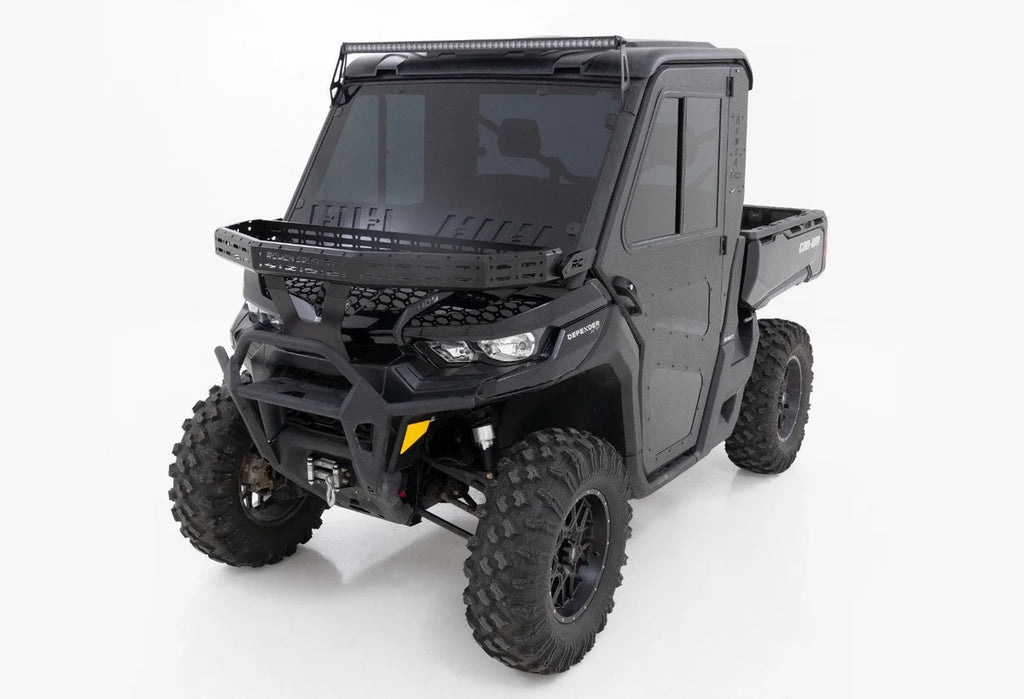 Rough Country Front Cargo Rack | Can-Am Defender MAX HD10 - Side View