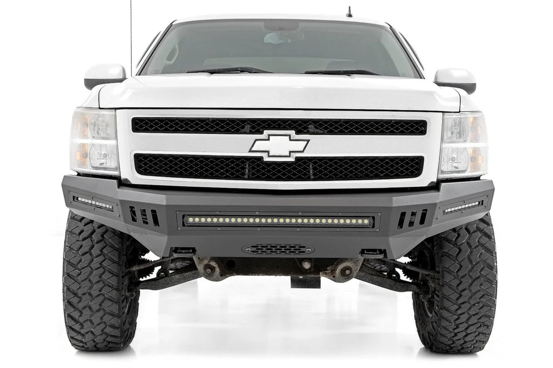 Rough Country Front High Clearance Bumper | Chevy Silverado 1500 2WD/4WD (2007-2013) 10910 - Side View