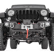 Load image into Gallery viewer, Rough Country Front Hybrid Stubby Bumper | Fog Mounts | Jeep Wrangler JK/Wrangler Unlimited (07-18) 1062 - Side View