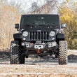 Load image into Gallery viewer, Rough Country Front Hybrid Stubby Bumper | Fog Mounts | Jeep Wrangler JK/Wrangler Unlimited (07-18) 1062 - Additional View 5