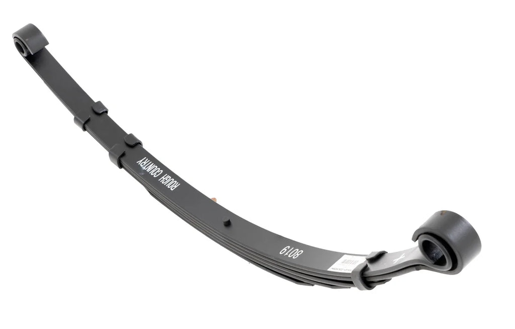 Rough Country Front Leaf Springs | 4" Lift | Pair | Jeep CJ 5 4WD (1976-1983) 8019Kit - Back View
