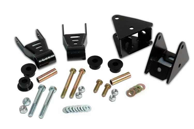Rough Country Front Shackle Reversal Kit | Jeep Wrangler YJ 4WD (1987-1995) 5061