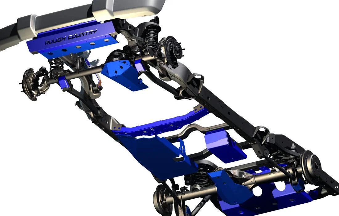 Rough Country Front Skid Plate | Jeep Wrangler JK/Wrangler Unlimited  (2007-2018) 778 - Side View