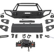 Load image into Gallery viewer, Rough Country Front Winch Bumper | 9500S | Jeep Gladiator JT/Wrangler JK &amp; JL/Wrangler Unlimited 4WD - Front View
