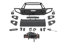 Load image into Gallery viewer, Rough Country Front Winch Bumper | 9500S | Jeep Gladiator JT/Wrangler JK &amp; JL/Wrangler Unlimited 4WD - Front View