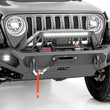Load image into Gallery viewer, Rough Country Front Winch Bumper | 9500S | Jeep Gladiator JT/Wrangler JK &amp; JL/Wrangler Unlimited 4WD - Front View