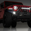 Load image into Gallery viewer, Rough Country Front Winch Bumper | 9500S | Jeep Gladiator JT/Wrangler JK &amp; JL/Wrangler Unlimited 4WD - Installation View