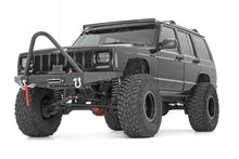 Load image into Gallery viewer, Rough Country Front Winch Bumper | Jeep Cherokee XJ 2WD/4WD (1984-2001) 10570 - Installation View