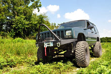 Load image into Gallery viewer, Rough Country Front Winch Bumper | Jeep Cherokee XJ 2WD/4WD (1984-2001) 10570 - Installation View