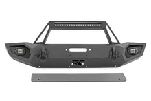 Load image into Gallery viewer, Rough Country Front Winch Bumper | Jeep Gladiator JT/Wrangler JK &amp; JL/Wrangler Unlimited 4WD 10585 - Front View