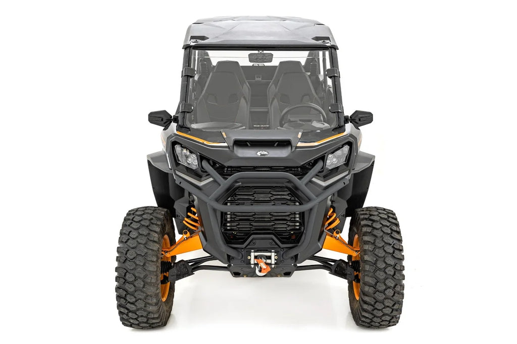 Rough Country Full Windshield | Scratch Resistant | Can-Am Commander 1000R/Max 98102230 - Side View