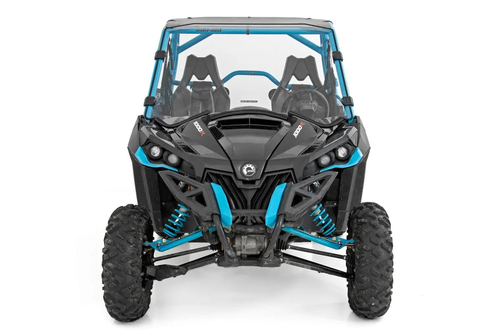Rough Country Full Windshield | Scratch Resistant | Can-Am Maverick/Maverick Max/Maverick Turbo 98131830 - Side View