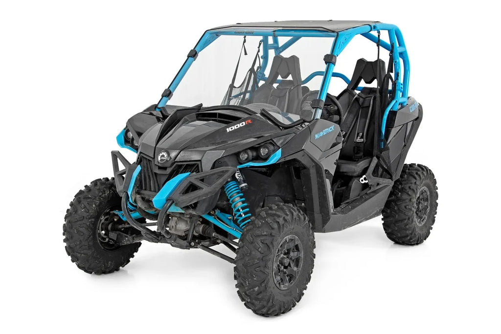 Rough Country Full Windshield | Scratch Resistant | Can-Am Maverick/Maverick Max/Maverick Turbo 98131830 - Back View