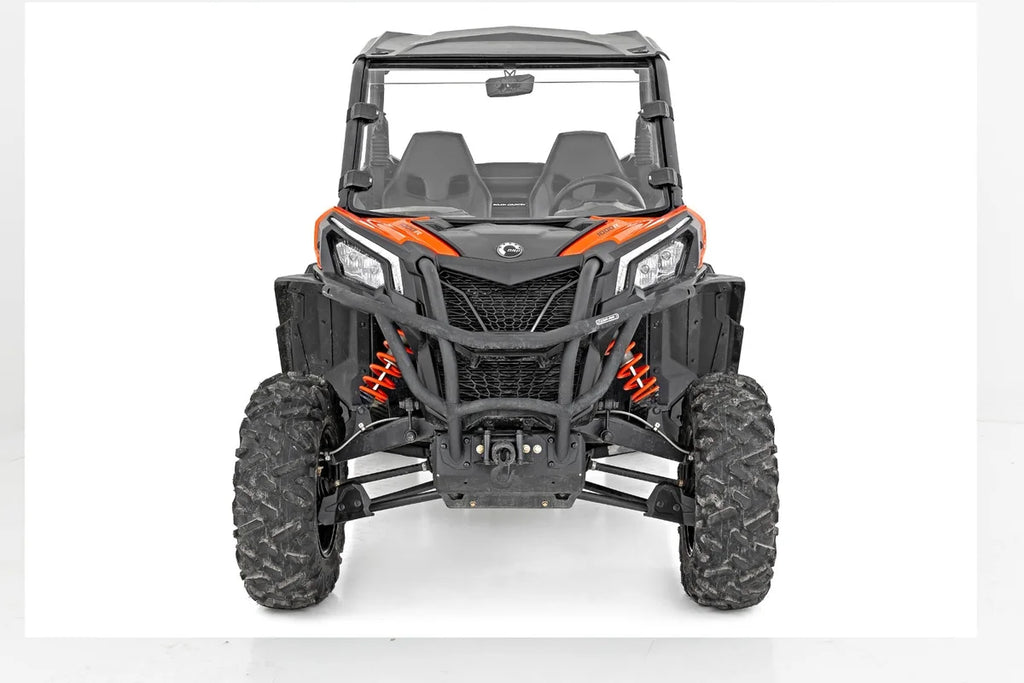 Rough Country Full Windshield | Scratch Resistant | Can-Am Maverick Sport 98101930 - Side View