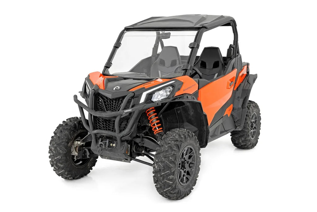 Rough Country Full Windshield | Scratch Resistant | Can-Am Maverick Sport 98101930 - Back View