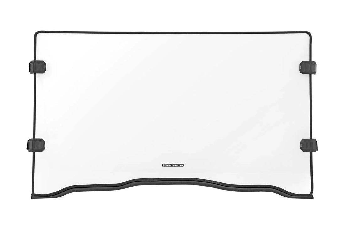 Rough Country Full Windshield | Scratch Resistant | Honda Pioneer 1000/Pioneer 1000-5 98162020 - Front View