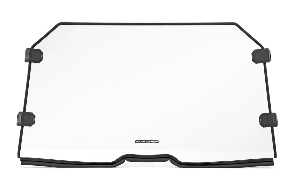 Rough Country Full Windshield | Scratch Resistant | Honda Talon 1000 98182020 - Front View
