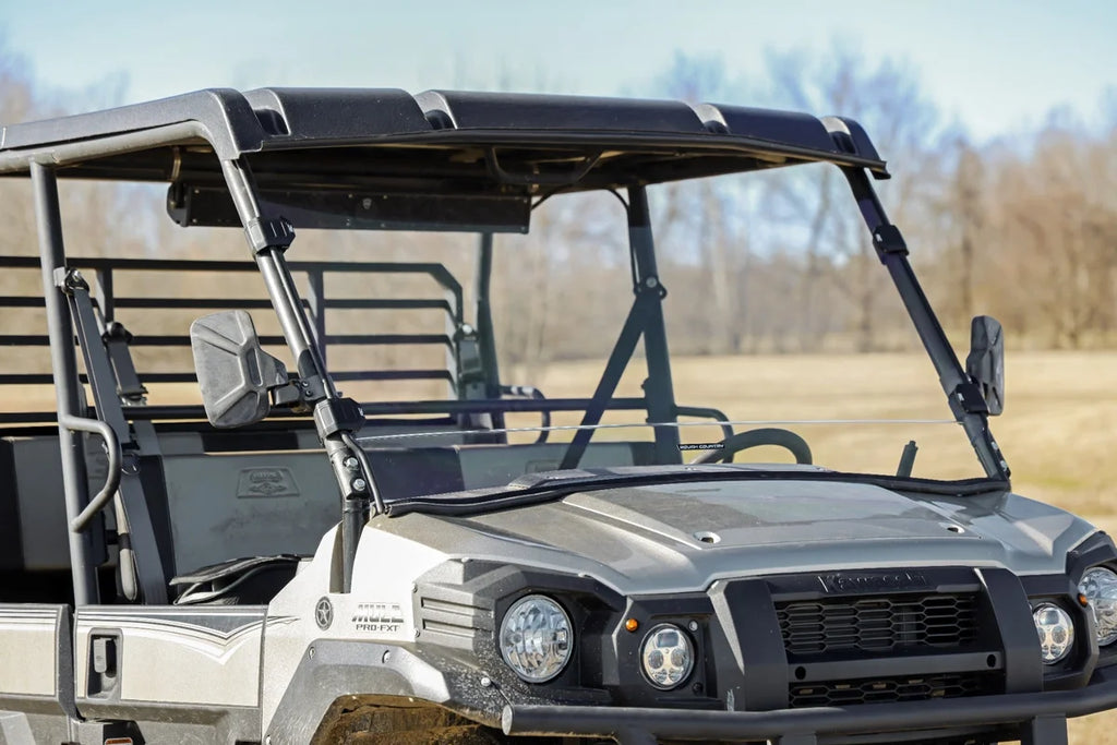 Rough Country Full Windshield | Scratch Resistant | Kawasaki Mule 98115150 - Additional View 5