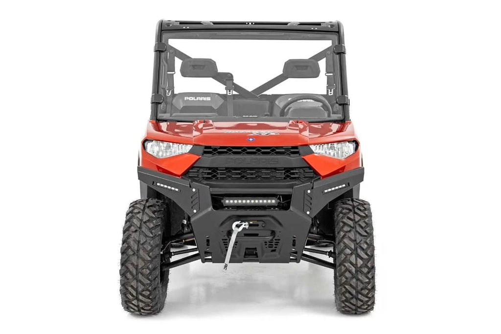Rough Country Full Windshield | Scratch Resistant | Polaris Ranger 1000/Ranger XP 900/1000 98132010 - Back View