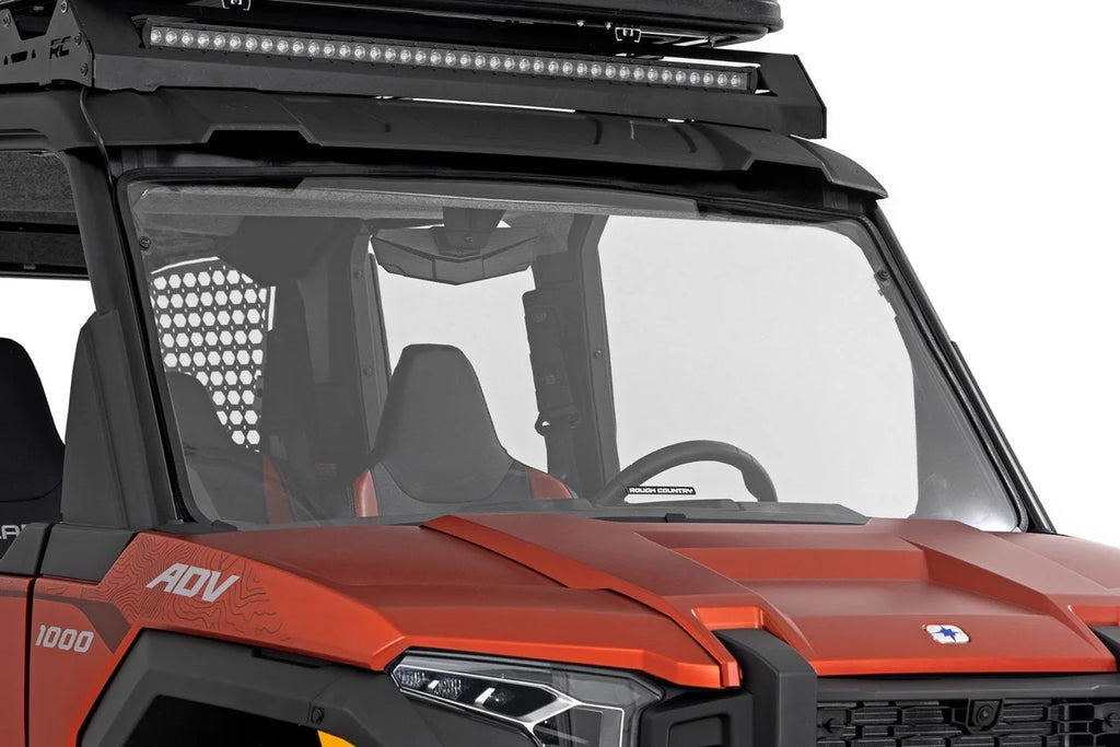 Rough Country Full Windshield | Scratch Resistant | Polaris XPEDITION ADV 5 - Main Product View