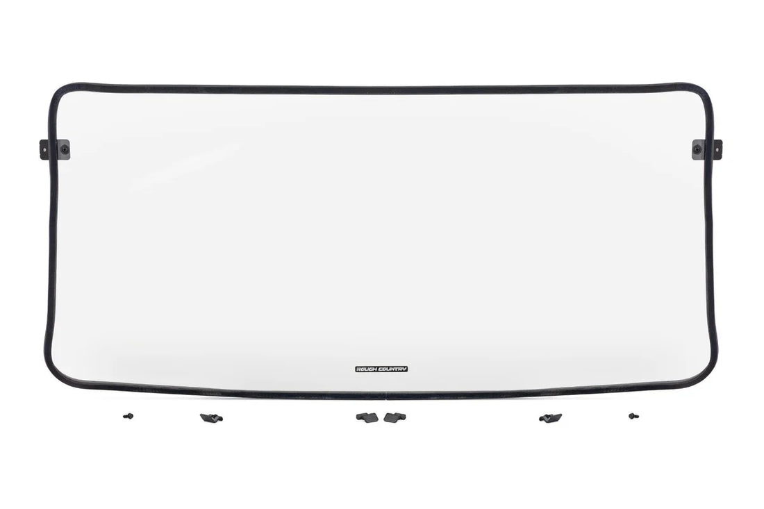 Rough Country Full Windshield | Scratch Resistant | Polaris XPEDITION ADV 5 - Additional View 6
