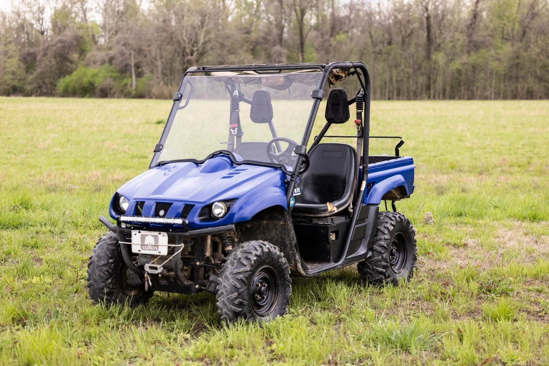 Rough Country Full Windshield | Scratch Resistant | Yamaha Rhino 450/660/700 98141240 - Additional View 5