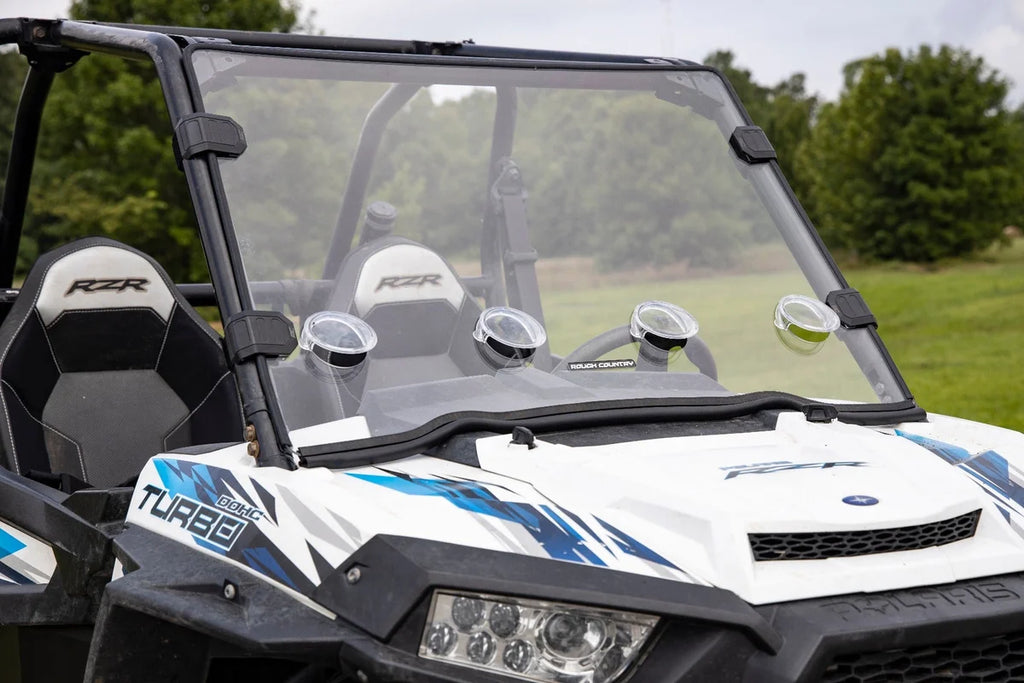 Rough Country Full Windshield | Vented | Scratch Resistant |  Polaris RZR XP 1000 98241810 - Additional View 6