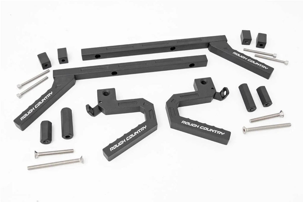 Rough Country Grab Handles | Alum | FR & RR | Jeep Wrangler JK/Wrangler Unlimited  (07-18) 6509 - Main Product View